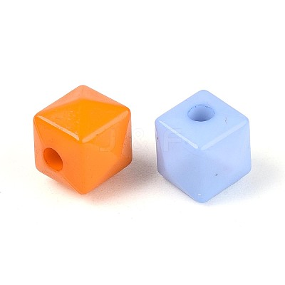 Opaque Acrylic Beads SACR-N019-06-1