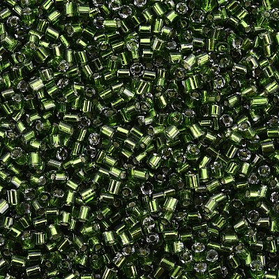 8/0 Glass Bugle Beads SEED-S032-07A-55A-1