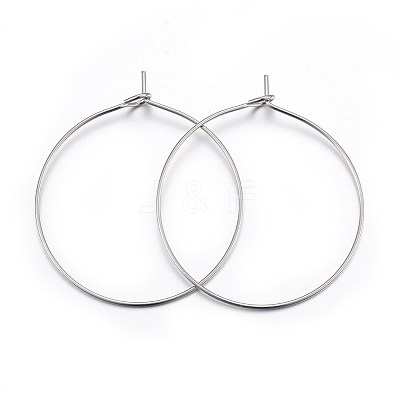 316 Surgical Stainless Steel Wine Glass Charms Rings STAS-L214-01G-1