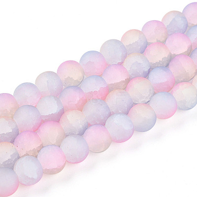 Crackle Glass Beads X1-GLAA-N009-10mm-04-1
