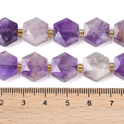 Natural Amethyst Beads Strands G-G144-A07-01-1