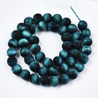 Natural Tiger Eye Beads Strands X-G-S373-001F-8mm-1
