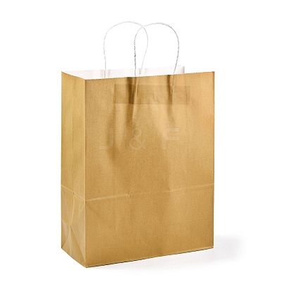 Pure Color Kraft Paper Bags AJEW-G020-D-06-1