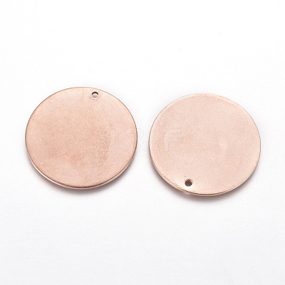 Ion Plating(IP) 304 Stainless Steel Pendants EJEW-L238-01B-RG-1