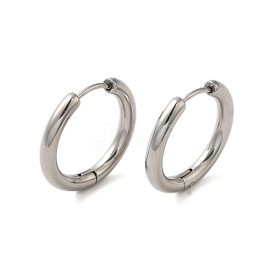 Tarnish Resistant 304 Stainless Steel Hoop Earrings EJEW-P177-P-23-1