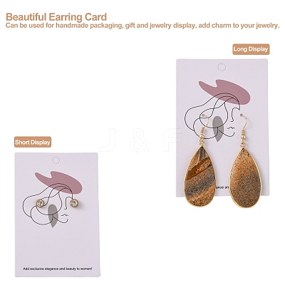 Cardboard Jewelry Display Cards X-CDIS-H002-01A-01-1