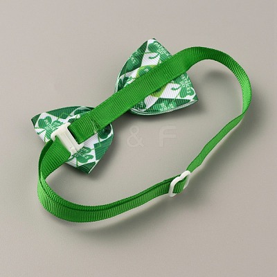 Adjustable Cloth Pet Bow Ties AJEW-WH0258-563C-1