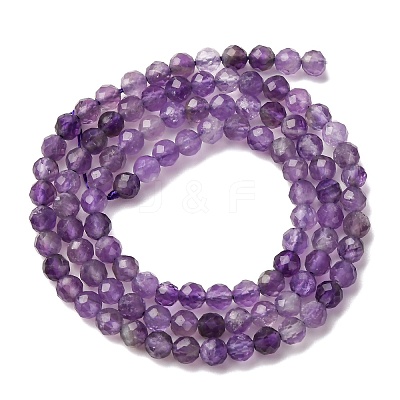 Natural Amethyst Beads Strands G-C226-B06-4mm-1