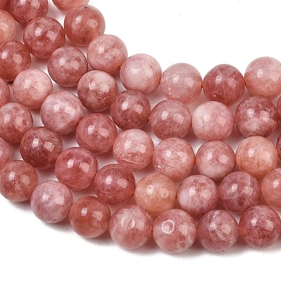 Natural Dyed White Jade Beads Strands GG-CBAEB22-B01-8mm-09-1