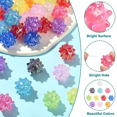 UV Plating Acrylic Beads MACR-CJC0004-27-1