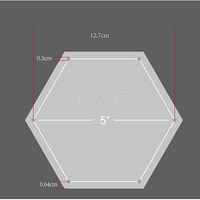 Acrylic Transparent Pressure Plate LS-DIY-WH0158-46E-1