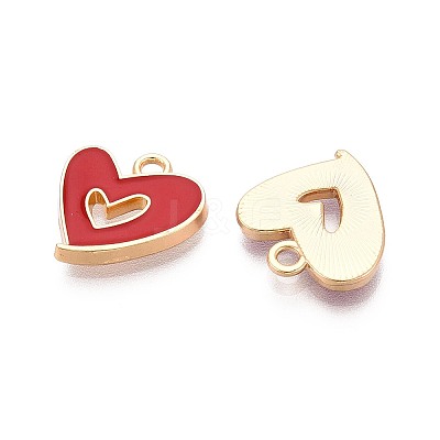 Alloy Enamel Pendants PALLOY-T092-27G-04-1