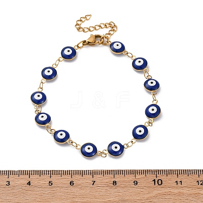 Ion Plating(IP) 304 Stainless Steel Link Bracelets BJEW-H511-02-1