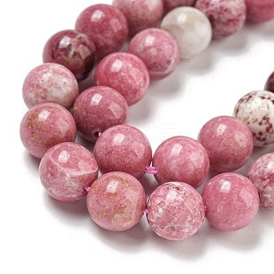 Natural Rhodonite Beads Strands G-P544-A02-03-1