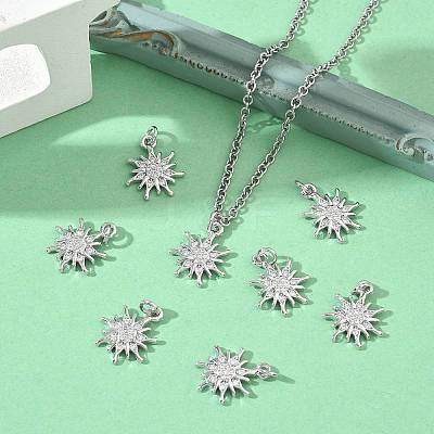 SHEGRACE Brass Clear Cubic Zirconia Pendants XGRQ3K803-534P-1