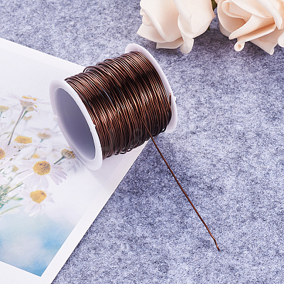 Round Copper Beading Wire for Jewelry Making YS-TAC0004-0.8mm-05-1