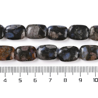 Natural Glaucophane Beads Strands G-C141-C01-01-1