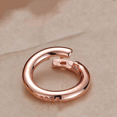 925 Sterling Silver Twister Clasp LS-STER-WH0008-84C-RG-1