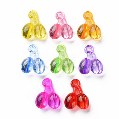 Transparent Acrylic Pendants MACR-N013-037-A01-1