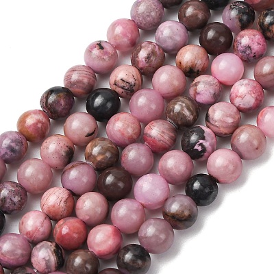 Natural Rhodonite Beads Strands LS-G-G828-02-6mm-1