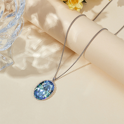 1Pc 925 Sterling Silver Pendant Cabochon Settings STER-BC0003-66P-1
