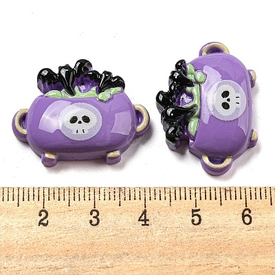 Halloween Opaque Resin Decoden Cabochons CRES-H002-02F-1