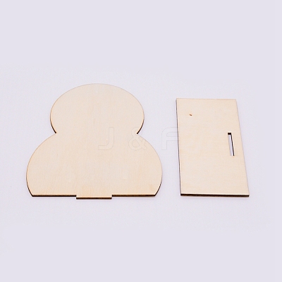 Wooden Painting Mold WOOD-WH0110-35-1