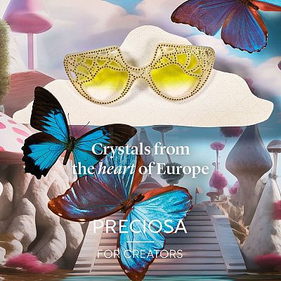 Preciosa® MAXIMA Crystal No Hotfix Flatback Stones Y-PRC-NSS16-30280-1