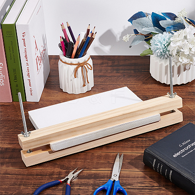 Wood Book Binding Machine Findings DIY-WH0453-37-1
