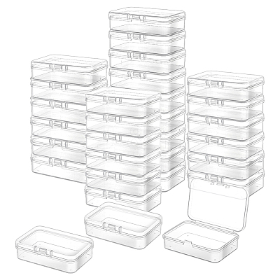 30Pcs PP Plastic Bead Containers CON-BC0007-96-1