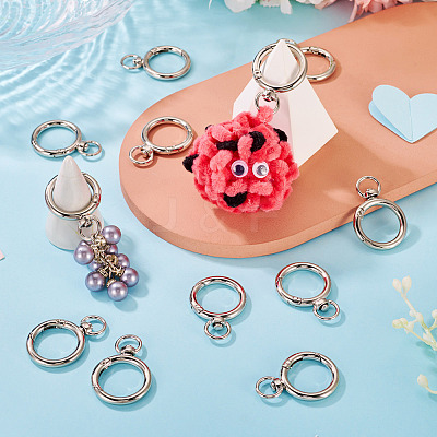 10Pcs Zinc Alloy Swivel Clasps FIND-TADJ0001-05-1