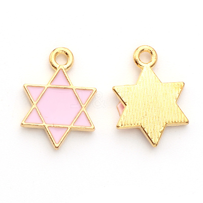 Alloy Enamel Pendants ENAM-S121-025B-1