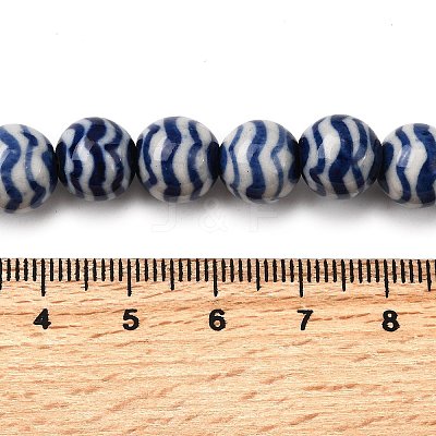 Handmade Porcelain Beads Strand PORC-H014-01A-1