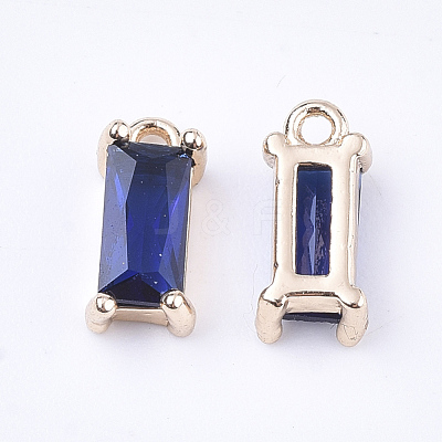Transparent Glass Charms GLAA-T007-13A-1