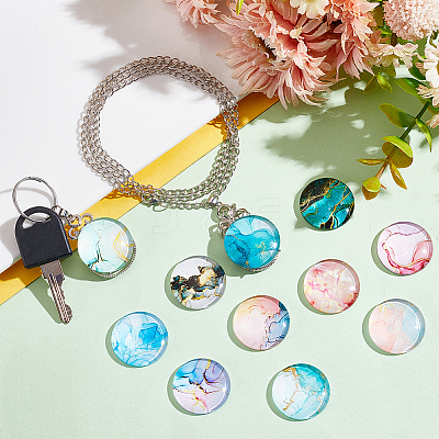 Glass Cabochons GLAA-NB0001-67B-1