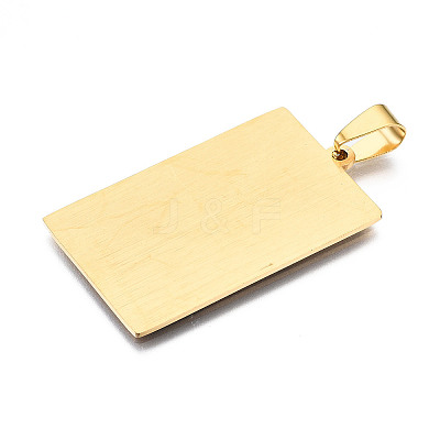 201 Stainless Steel Pendants STAS-S105-LA460-14-1