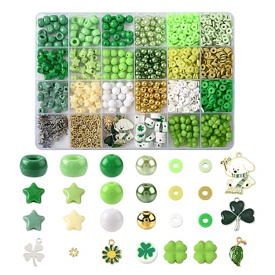 Saint Patrick's Day DIY Jewelry Making Findings Kits DIY-YW0016-14-1