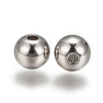 Tarnish Resistant 201 Stainless Steel Beads STAS-R033-6mm-1