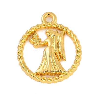 Twelve Constellations Alloy Pendants PALLOY-Q006-01B-G-1