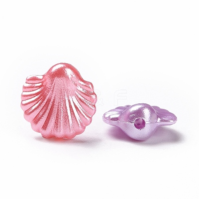 Imitation Pearl Acrylic Beads OACR-E013-14-1
