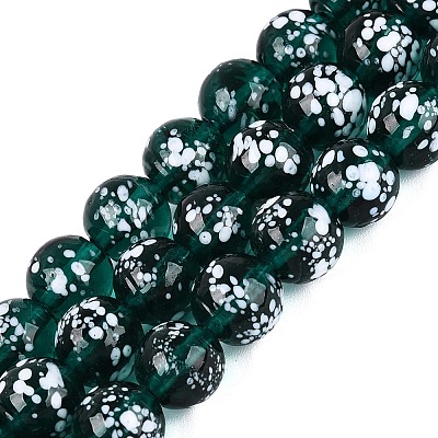 Handmade Lampwork Beads Strands LAMP-Q041-11E-1