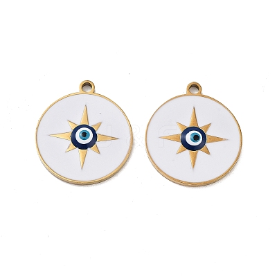Ion Plating(IP) 316 Surgical Stainless Steel Pendants STAS-U014-58D-02-1