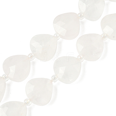 Natural Quartz Crystal Beads Strands G-D316-A20-1