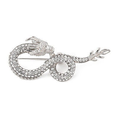 Alloy Crystal Rhinestone Brooches JEWB-C041-01P-1