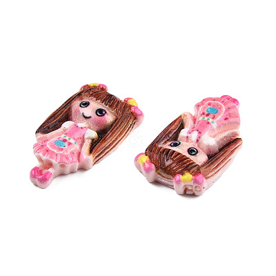 Opaque Resin Cabochons CRES-N018-052-1