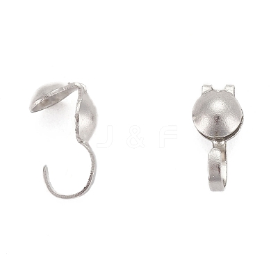 Tarnish Resistant 304 Stainless Steel Bead Tips X-STAS-R063-23-1