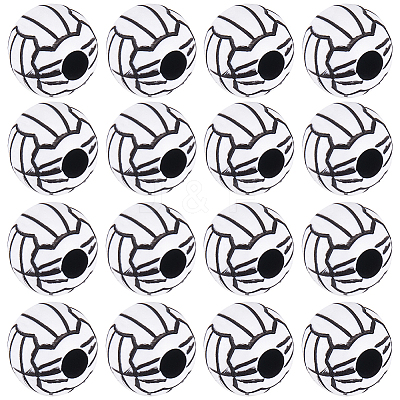 150Pcs Craft Style Acrylic Beads MACR-SC0002-20-1