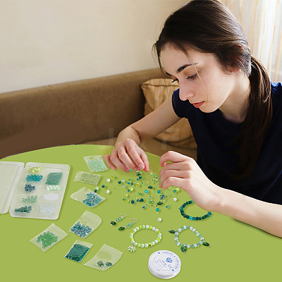 DIY Stretch Bracelet Making Kit DIY-NB0009-29-1