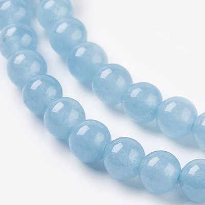 Natural White Jade Beads Strands X-G-G051-R1-4mm-1