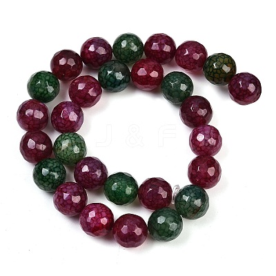 Natural Agate Beads Strands G-U029-B01-1
